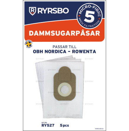 Dammsugarpåse RY527