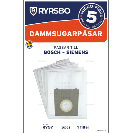 Dammsugarpåse RY57