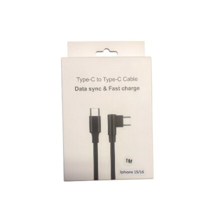 Laddkabel 1M, Typ-C till Typ-C