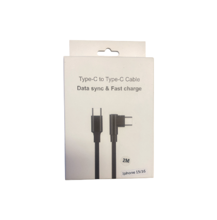 Laddkabel 2M, Typ-C till Typ-C