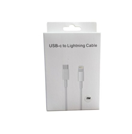 Laddkabel 2M, USB-C till Lightning