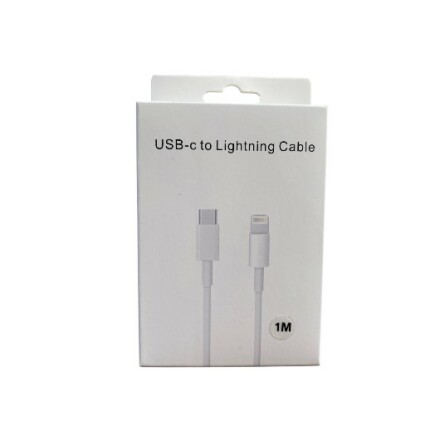 Laddkabel 1M, USB-C till Lightning