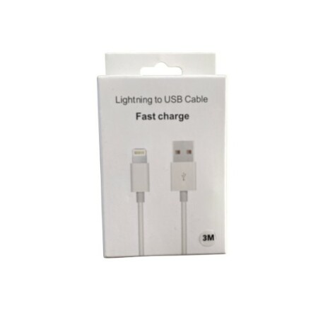 Laddkabel 3M, Lightning till USB