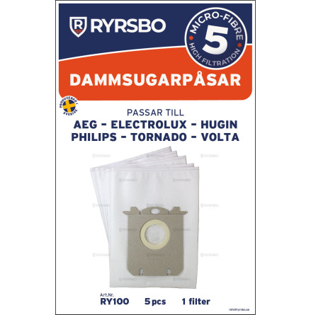 Dammsugarpåse RY100